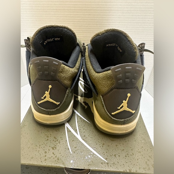 Size 8- Jordan 4 SE Retro Low Craft - Olive OG BOX Good Condition - Picture 8 of 11